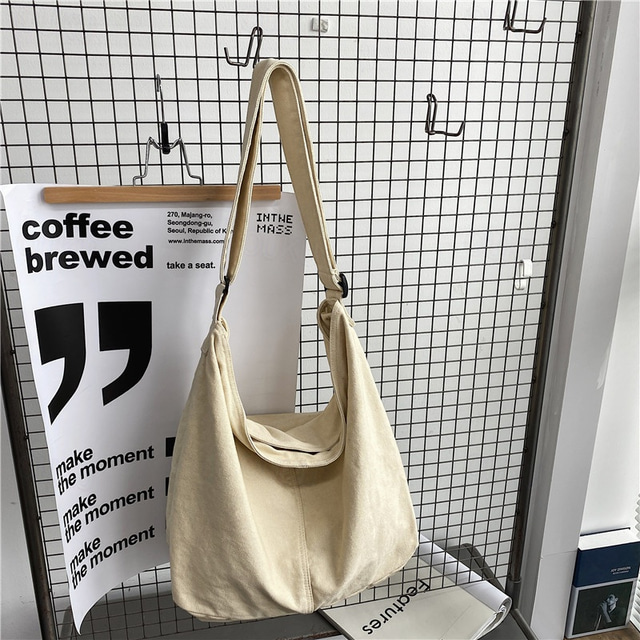  Women's Crossbody Bag Shoulder Bag Canvas Tote Bag Canvas Daily Holiday Zipper Large Capacity Waterproof Breathable Solid Color Balck White Red