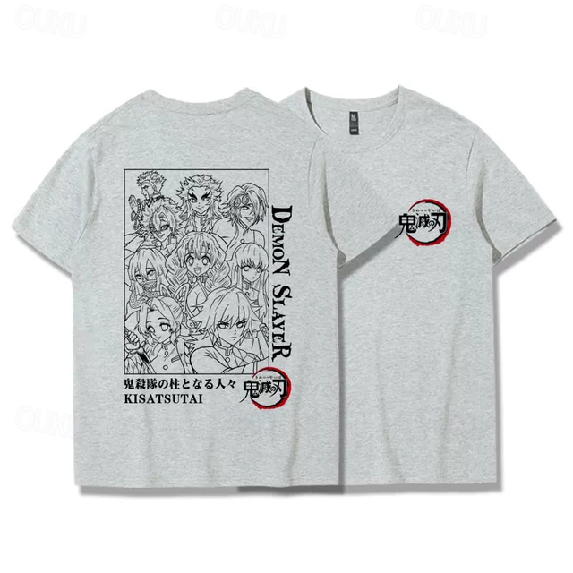 Kanroji Mitsuri Hashira Muichiro Tokio T-Shirt-Ärmel Grafik Für Paar Herren Damen Erwachsene Heißprägen
