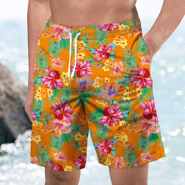 Men's Board Shorts Lightweight Quick Dry Board Shorts Surfing Beach ...