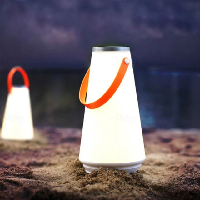  LED Camping Lights Portable LED Lantern Hanging Tent Lamp USB Touch Switch Rechargeable Night Light for Bedroom Living Room Camping light