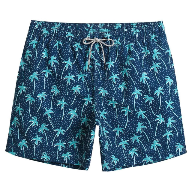 Short De Bain 2 En 1 Homme - Imprimé Croix, Séchage Rapide, Avec Short De Compression Intérieur