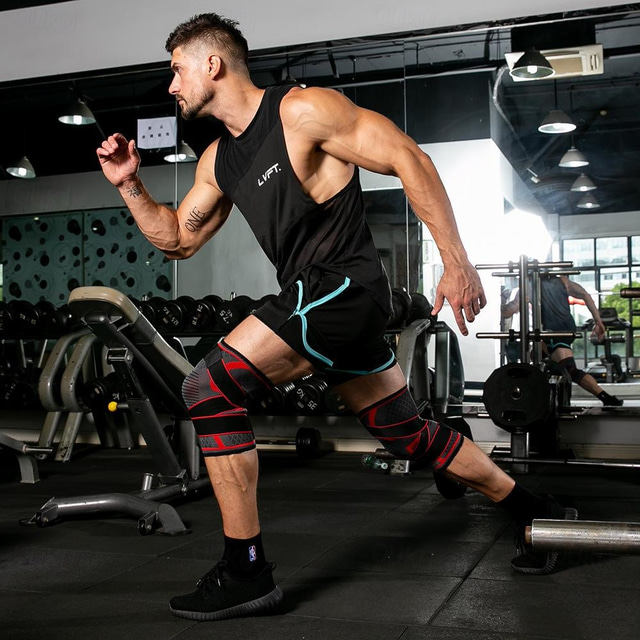 1 Pack Copper Knee Brace Compression Sleeves Upgrade Support for Knee