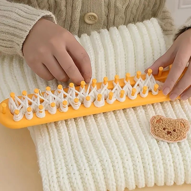  Long Knitting Board Sewing Craft Multi-Knit Loom DIY Tool Scarf Shawl Blankets Knitter for Beginners Sewing Accessories