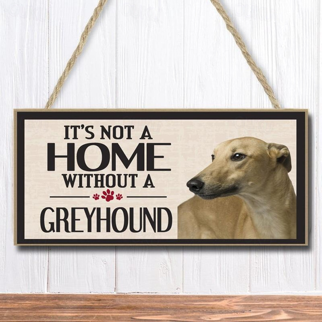  1pc Pet Dog Wall Hanging, Wooden Animal Dog Pattern Plaque Sign Wll Decor Accessories, For Pet Shop Cafe Room Decor Household Items 4''x8'' (10cmx20cm)