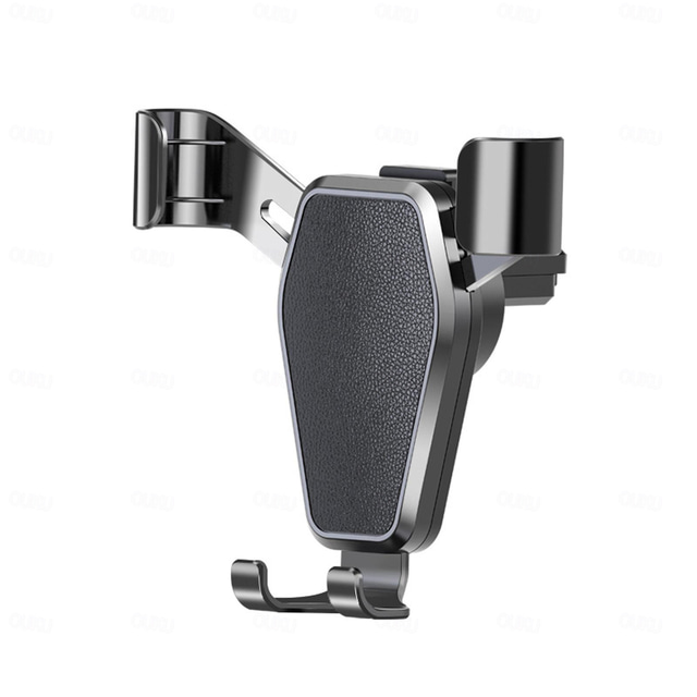  Car Mobile Phone Navigation Bracket Gravity Phone Holder Air Vent Hook Clip for iPhone 14 13Pro Max Cellhone Stand In Car Mount GPS Support Xiaomi Samsung