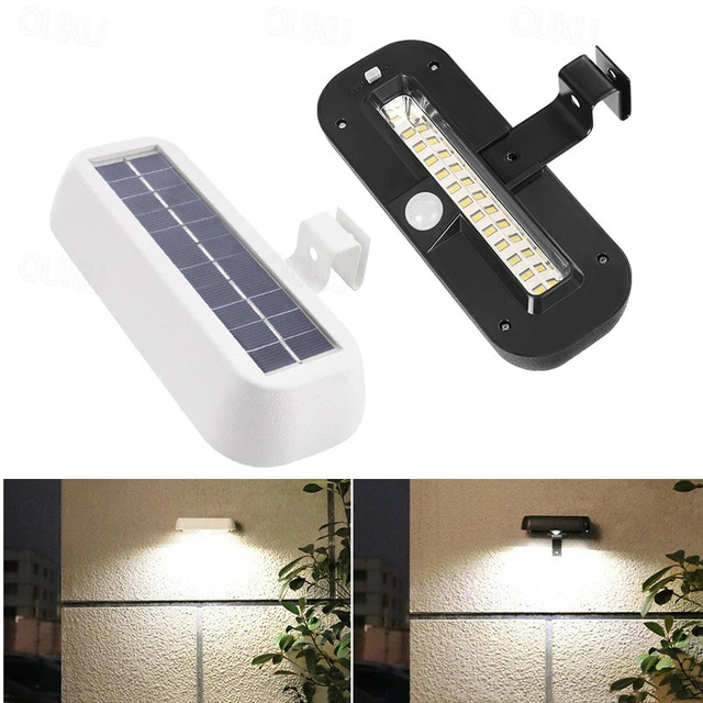  Led extérieur lampadaire solaire étanche corps humain capteur de mouvement applique jardin cour passerelle éclairage extérieur à la maison veilleuses solaires