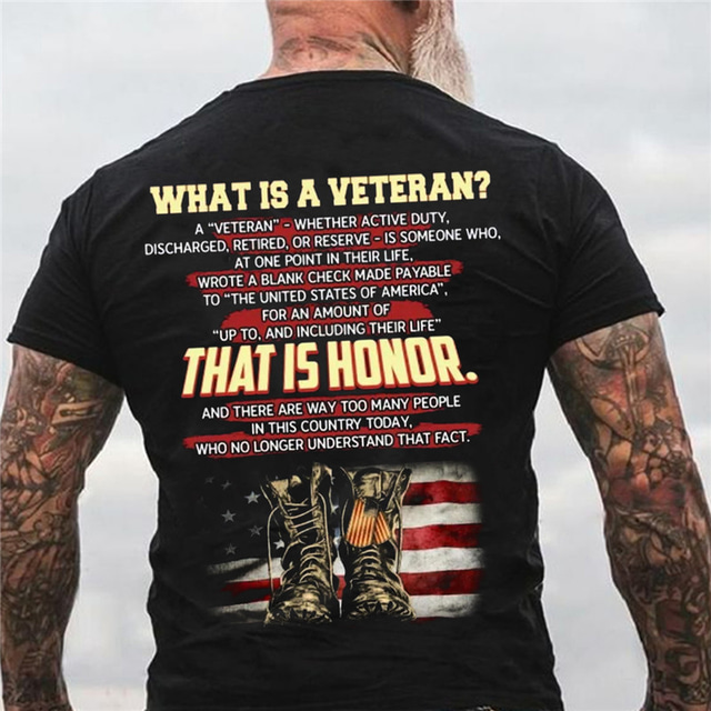  Veterans Day Men's Patriot Patriotic Veteran Graphic Letter National Flag T shirt Raglan T Shirt Short Sleeve T shirt 3D Print Crew Neck Shirt Vintage Fashion Designer Outdoor Daily Sports Black