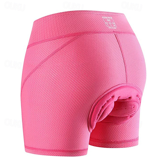  Women's Bike Shorts Cycling Padded Shorts Bike Underwear Shorts Bottoms Mountain Bike MTB Road Bike Cycling Sports 3D Pad Breathable Quick Dry Lightweight Black Pink Clothing Apparel Bike Wear