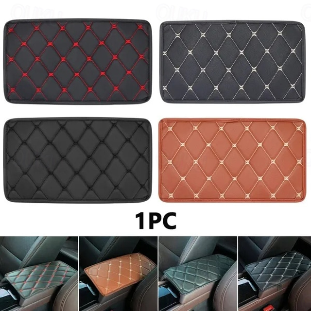  Car Universal Centre armrest Mat Interior Armrests Storage Box Protector Auto Armrest Cushion Cover Waterproof Pad