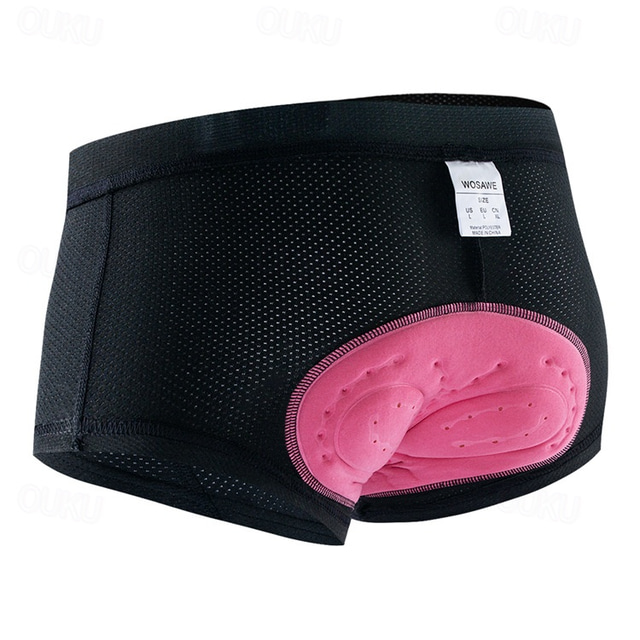  Women's Cycling Underwear Shorts Bike Shorts 3D Padded Shorts Bike Padded Shorts / Chamois Bottoms Mountain Bike MTB Road Bike Cycling Sports 3D Pad Breathable Quick Dry Lightweight Black Pink