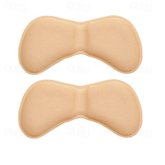  1 Pair Heel Stickers Comfortable Non-Heel Feet Half Size Pad Women's Anti-Wear Heel Stickers Anti-Drop Heel Non-Slip Shoes Back Stickers