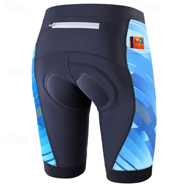  Damskie Szorty rowerowe Rower Spodenki snowboardowe Doły Kolarstwo górskie Kolarstwie szosowym Sport Graficzny Wkładka 3D Oddychający Szybkie wysychanie Odprowadza wilgoć Różowy Niebieski Spandeks