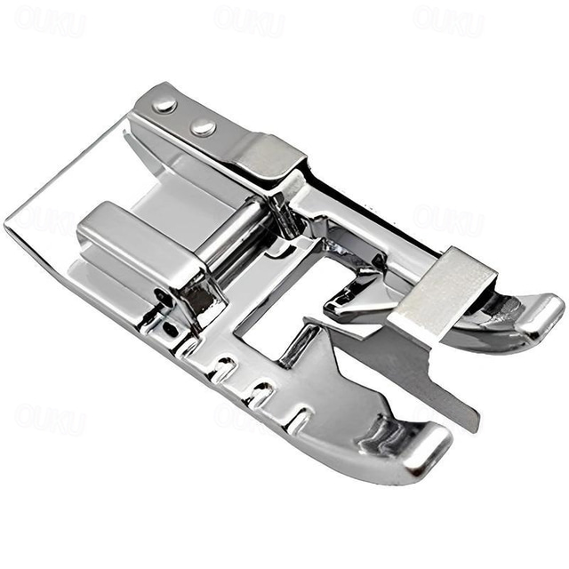  öltés az árokban/szélben összekötő láb varrógép nyomótalp, minden alacsony szárú rápattintható énekes, testvér, babylock, janome, kenmore, fehér, juki, új otthon, egyszerűség, elna stb.