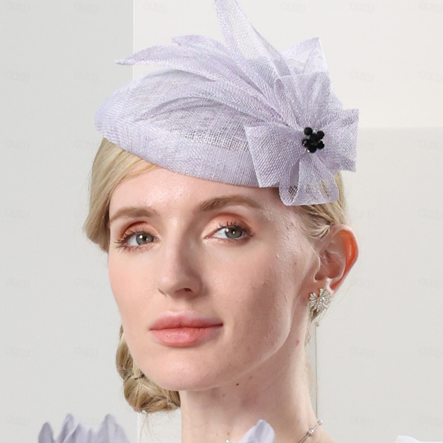  berretto sinamay Cappelli da pescatore Evento Per eventi Romantico Formale Con Perline Copricapo Copricapo