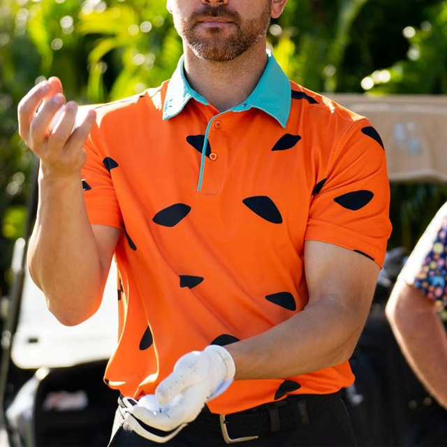 Men's Polo Shirt Golf Shirt Going out golf shirts Turndown main image 0