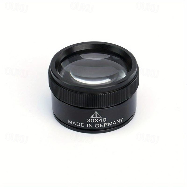  Lightweight 30x40 Magnifying Glass Single Color Optical Lens Portable Magnifier Loupe For Jewelry Coin Stamps Watch