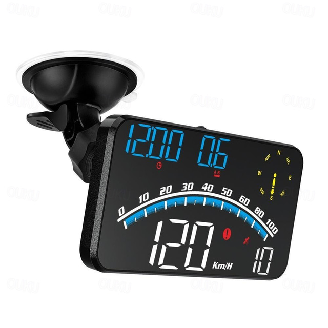  Digital GPS Speedometer,Universal Car HUD Head Up Display With Speed MPH,Fatigue Driving Reminder,Overspeed Alarm HD Display,for All Vehicle