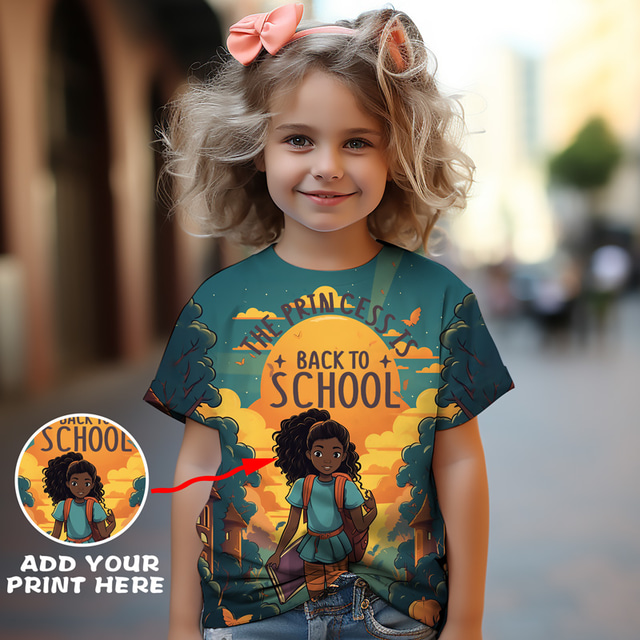 maglietta personalizzata per 3-12 anni per ragazzi e ragazze sport personalizzati progetta i tuoi bambini camicie 3D personalizzate maglietta con stampa integrale regali personalizzati