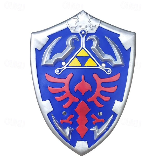 Legend Of Zelda Link Shield Cosplay Anime Weapon Pu Props Sword Shield 