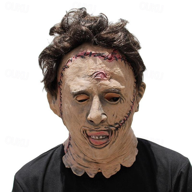  Saw Scary Pig Mask Halloween Props Adults' Men's Women's Funny Scary Costume Halloween Carnival Mardi Gras Easy Carnival Costume