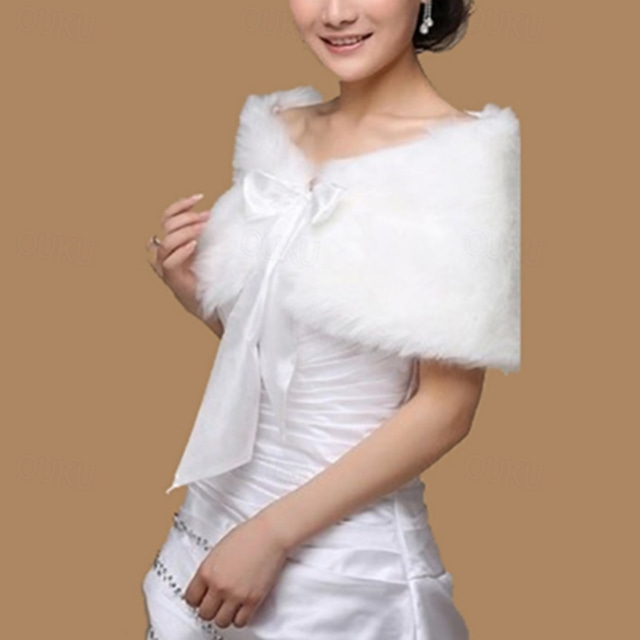 Faux Fur Wraps Shawls Women's Wrap Bridal's Wraps Pure Bridal