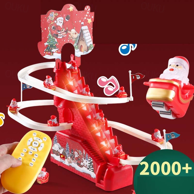 Rutschen Spielzeug,Weihnachtsmann Rennspiel