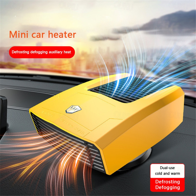  Car Electric Heater Car Heating Defroster Heater Defrosting Snow Small Electrical Appliances Car Heater Windshield Defogging