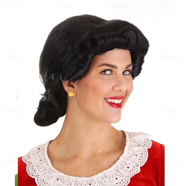  Popeye Olive Oyl Wig for Women Cosplay Party Wigs Carnival Wigs