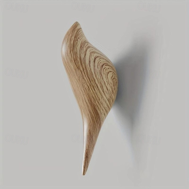  1pc/3pcs, ganchos para abrigos de pájaros de grano de madera de diseño - resina premium creativos pájaros montados en la pared decoración de arte decorativo sombrero toalla bolsa percha regalo para el