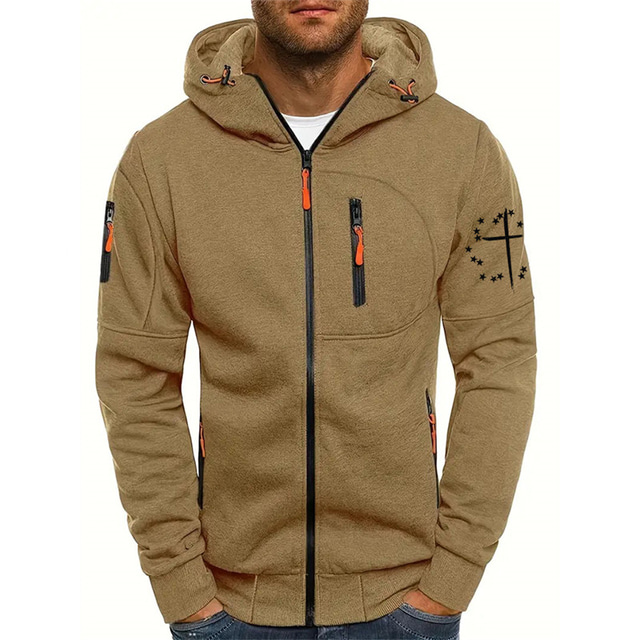  Graphic Prints Stars Comfort Color Sweatshirts Men's Fashion Hoodie Vacation Going out Streetwear