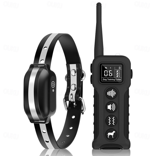  3300Ft Pet Dog Training Collar with Remote 9 Tone Option Rechargeable Waterproof IPX7 Swimming Shock Training Collar