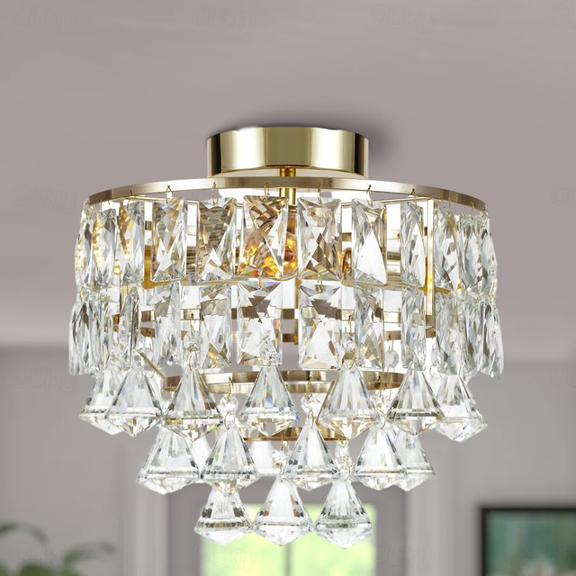  3-Light 30 cm Cirkel / rund design Takbelysning Metall Artistisk Stil Formell Stil Modern Stil Artistisk Modern 110-120V 220-240V