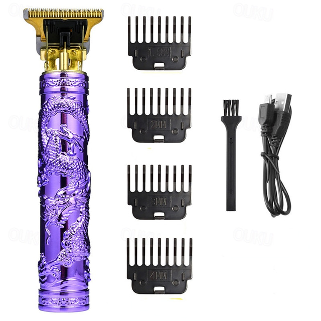  2023 New Vintage T9 Electric Cordless Hair Cutting Machine Professional Hair Barber Trimmer For Men Clipper Shaver Beard Lighter
