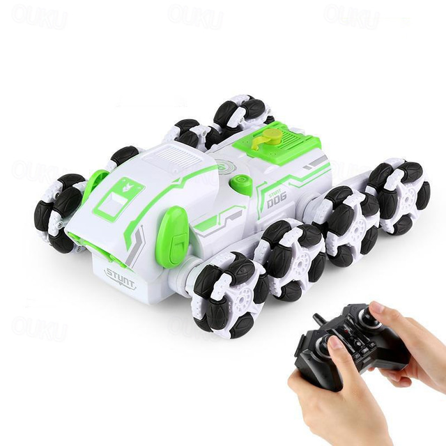 JJRC Remote Control Intelligent Robot Dog Eight Wheel Stunt Swing Arm