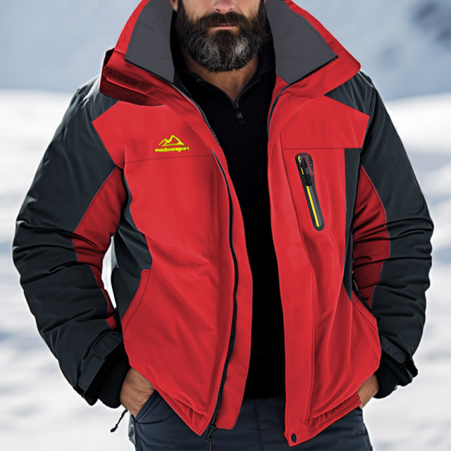 Men's Hoodie Jacket Hiking Jacket Ski Jacket Rain Jacket Outdoor Daily ...