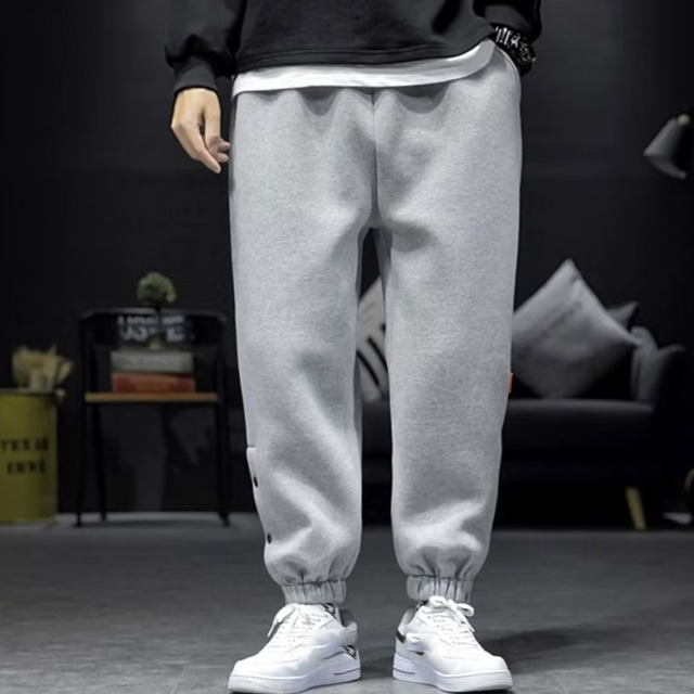 Homme Joggings Pantalon Jogging Pantalon à déchirer Pantalon Poche Plein Confort Respirable Extérieur du quotidien Sortie Mode Décontractées Noir Grise