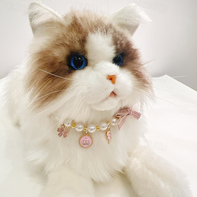 Japan And South Korea Pet Necklace Cat Neck Pearl Jewelry Yorkshire Yzpolq1696648604563