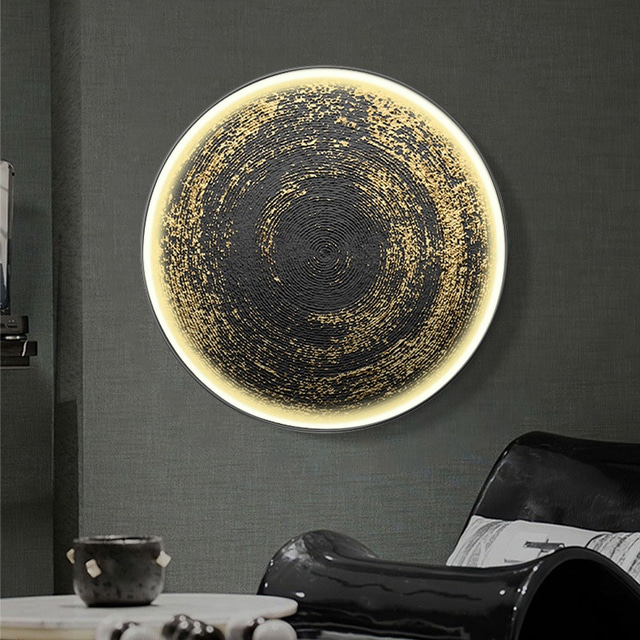  Led Painting Indoor Creative Modern Nordic Style Indoor Wall Lights Bedroom Dining Room Metal Wall Light IP20 110-120V 220-240V