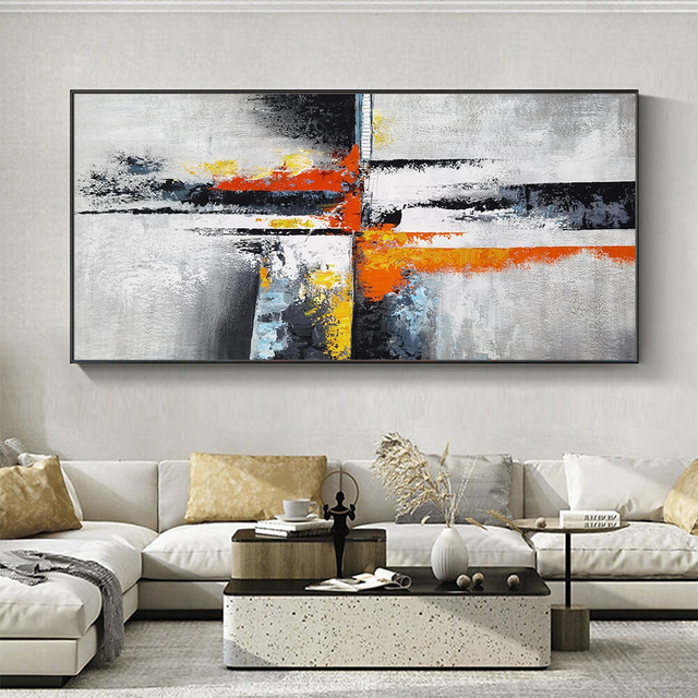  Mintura Handmade Abstract Oil Paintings On Canvas Wall Art Decoration Modern Pictures For Home Decor Rolled Frameless Unstretched Painting