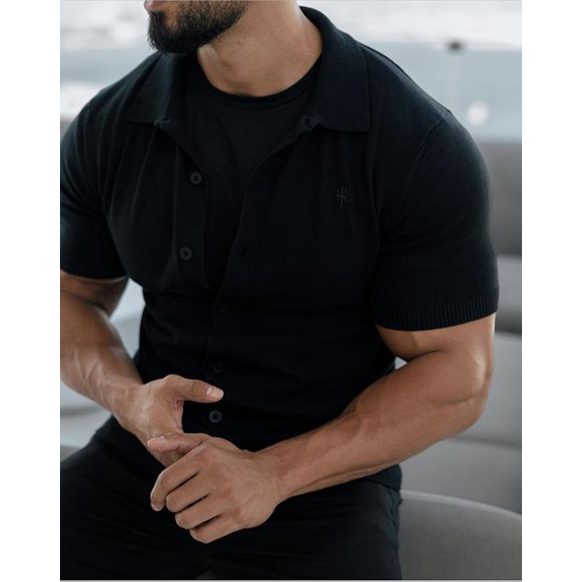  Hombre Camiseta Camiseta superior Plano Cuello Barco Calle Vacaciones Mangas cortas Ropa 100% Algodón Moda Design Básico