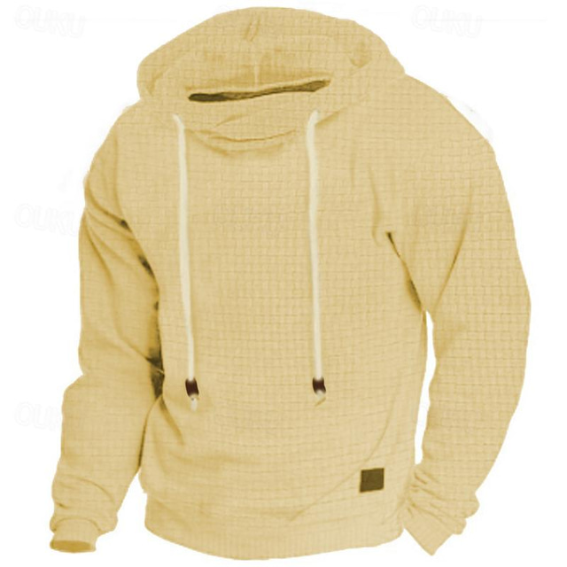  Herren Hoodie Sweatshirt Kapuze Schwarz Weiß Armeegrün Rote Marineblau Mit Kapuze Glatt Sport & Natur Täglich Sport Designer Basic Brautkleider schlicht Frühling & Herbst Bekleidung Kapuzenpullover