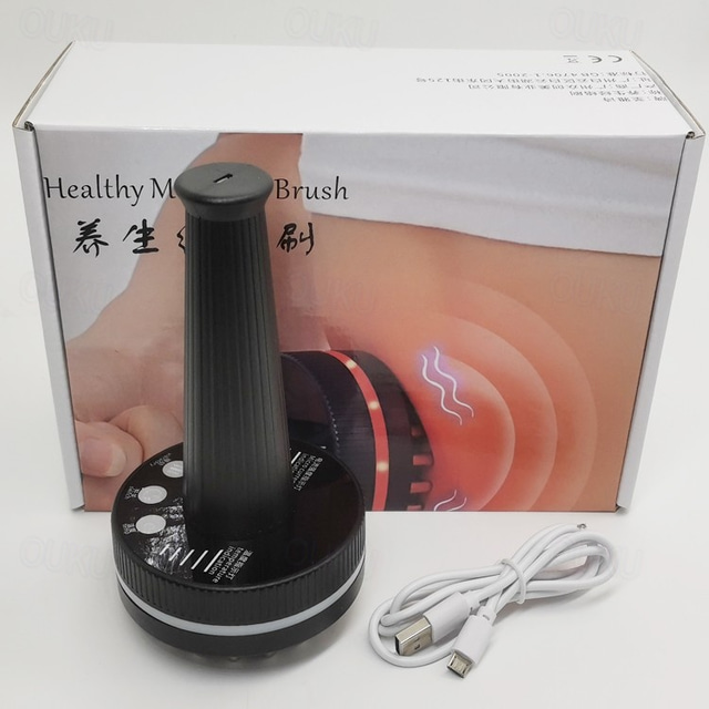 Wireless Health Dredge Meridian Massage Brush Detoxi Warm Moxibustion