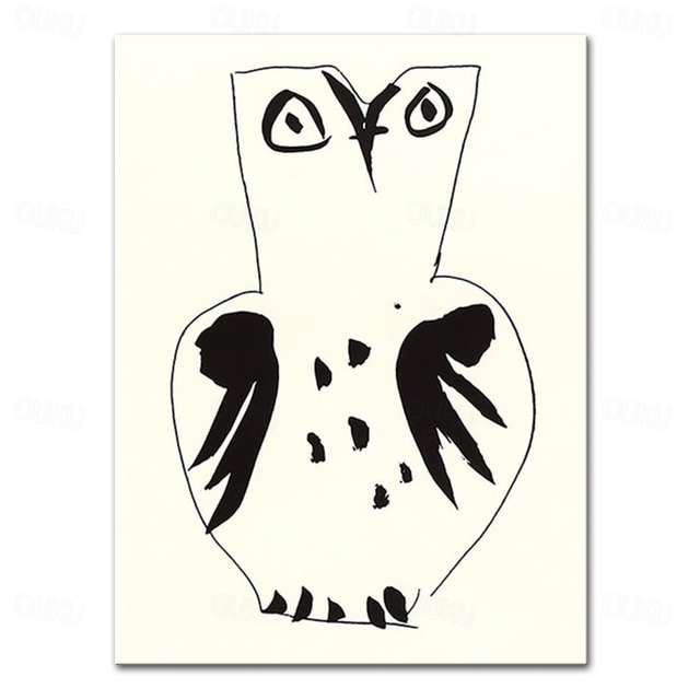  Mintura Handmade Pablo Picasso Famous Oil Paintings On Canvas Home Decoration Modern Wall Art Abstract Animal Picture For Home Decor Rolled Frameless Unstretched Painting