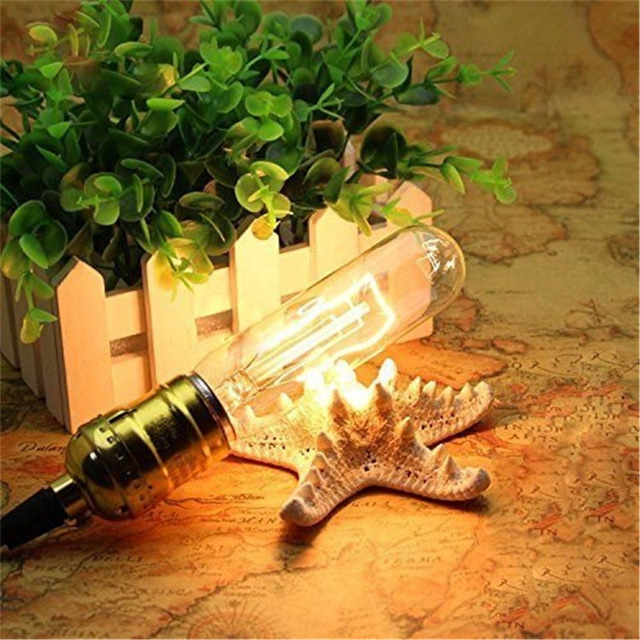  6 τμχ 40w vintage λαμπτήρες Edison t10 e27/e14 βιομηχανικός λαμπτήρας πυρακτώσεως με ρυθμιζόμενο φωτισμό αντίκες ρετρό λάμπα ac220-240v για το σπίτι