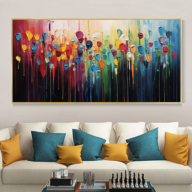  abstraktní umění olejomalba ručně malované texturou krajiny olejomalba nástěnná výzdoba kreativní dekorace pro obývací pokoj ložnice galerie zobrazení moderní živé umění