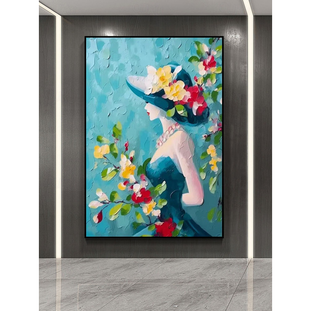 ハング塗装油絵 手描きの 縦式 抽象画 近代 手作り絵画 ハング塗装油絵 手描きの 縦式 抽象画 近代 手作り絵画