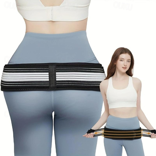  Adjustable Sacroiliac Hip Brace for Men & Women - Relieve Sciatica, Support Lower Back & Pelvic Area for Enhanced Mobility & Comfort