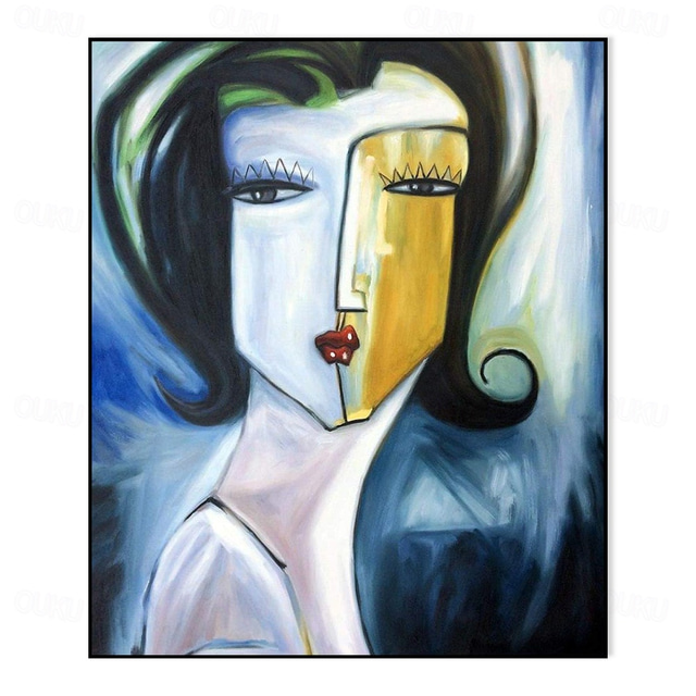  Handmade Oil Paintings Canvas Wall Art Decoration Modern Abstract Figure Portrait for Home Decor Rolled Frameless Unstretched Painting