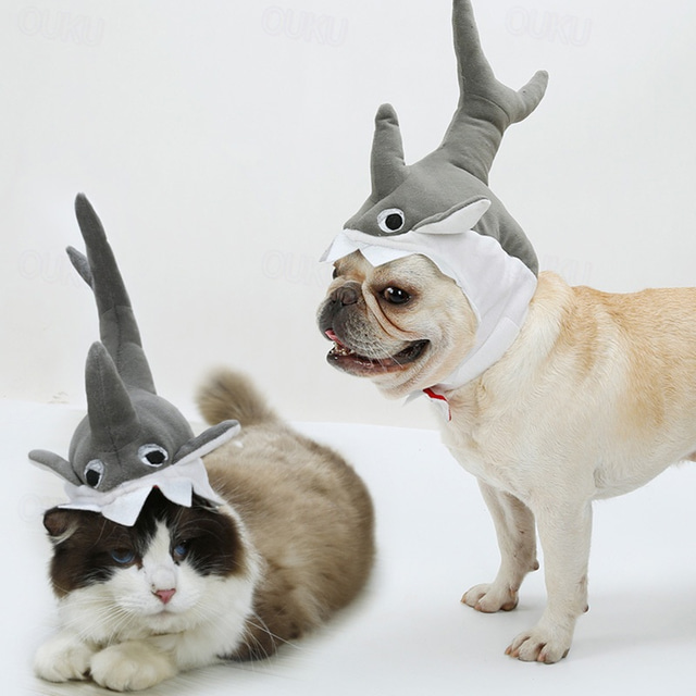  Koirat Kissat Halloween-asut Cosplay Hai söpö tyyli Hauska Pehmeä Halloween Karnevaali Juhla  Koiranpentujen vaatteet
