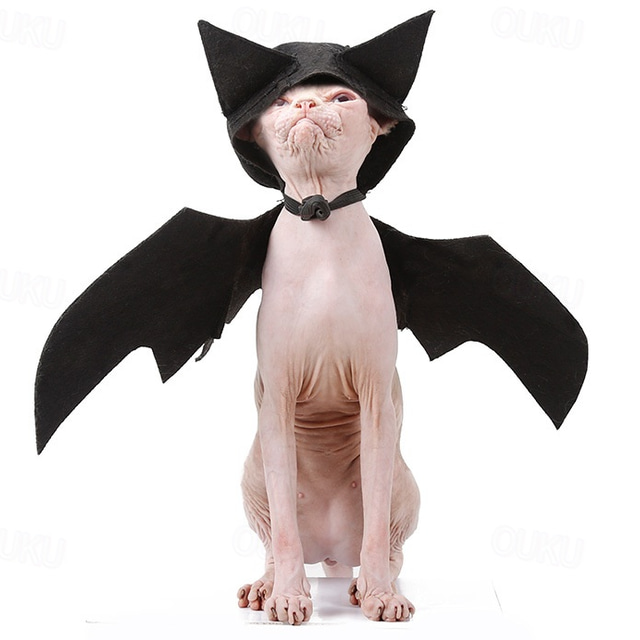  Honden Katten Halloween outfits Hondenkostuum Bats leuke Style Grappig Zacht Halloween Carnaval Feest  Hond puppy kleding outfits
